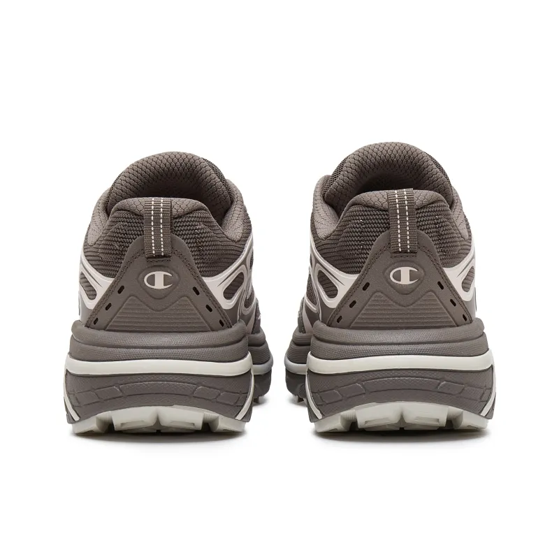 Champion Low Top Running Shoes Women's Coffee Bean Gray/Light Rose Red-3
