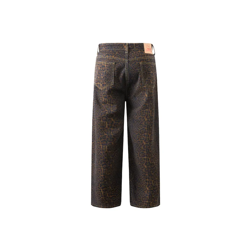 SCRM Jeans Unisex Leopard Print-1