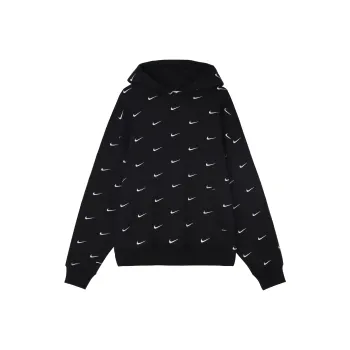 Nike All Over Swoosh Logo Hoodie