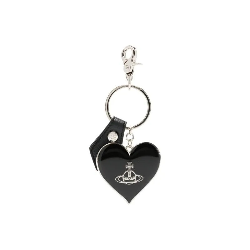 Vivienne Westwood Mirror Heart Orb Keyring-1