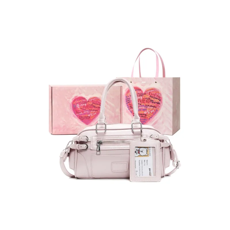 NATTY PU Boston Bag Handbags Unisex Multicolor-5