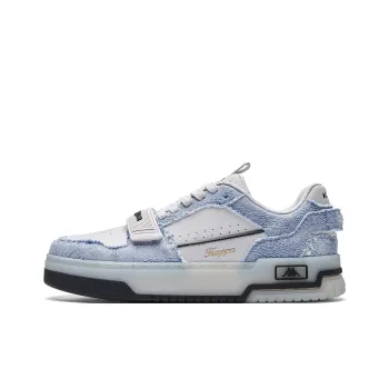 Kappa Anti Slip And Wear Resistant Breathable Low Top Skateboard Shoes Unisex Light Gray