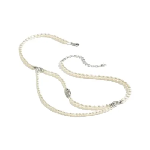 CHANEL Waist Chains Unisex White 
