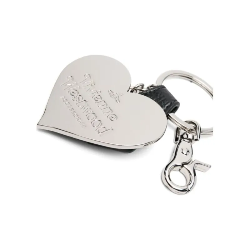 Vivienne Westwood Mirror Heart Orb Keyring-4