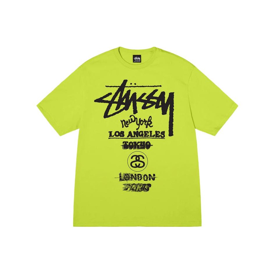 Stussy Tour T-shirt White L - POIZON