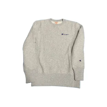 Champion Crew Neck Regular Sweatshirt US Version Unisex Light Gray