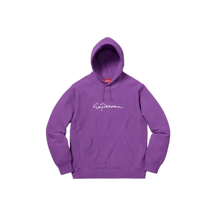 Supreme Classic Script Hooded Sweatshirt-0