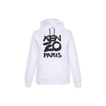 KENZO Letter Logo Sweatshirts Men White
