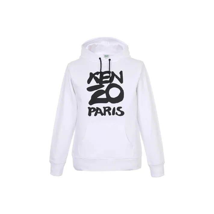KENZO Letter Logo Sweatshirts Men White-0