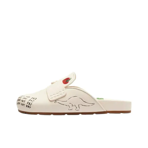 COACH Wrap toe Slippers Women's Ecru