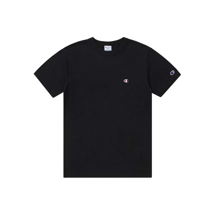 Champion T Shirt Unisex Black Japan Version-0