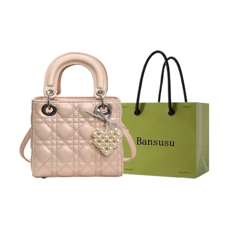 Bansusu PU One Shoulder Handbags Regular Women's White/Black/Blue/Pink-4