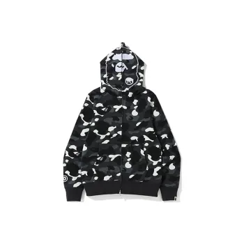 A BATHING APE City Camo Ponr Shark Full Zip Hoodie