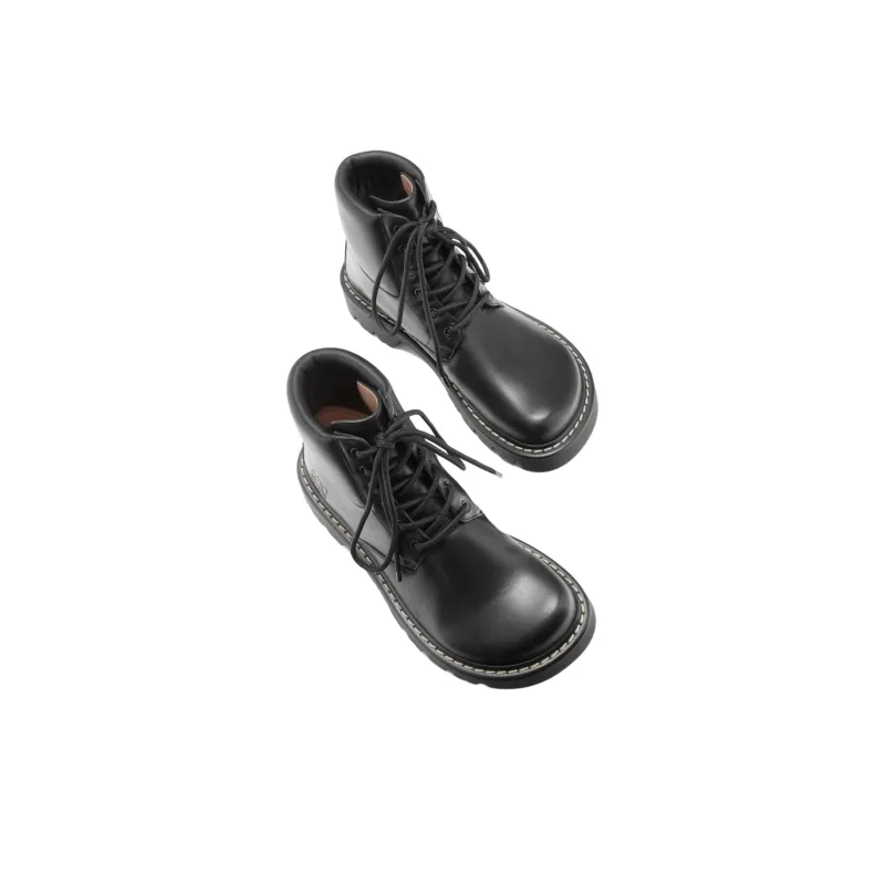LOEWE Sierra Ankle Boots 4cm Men's Black-3