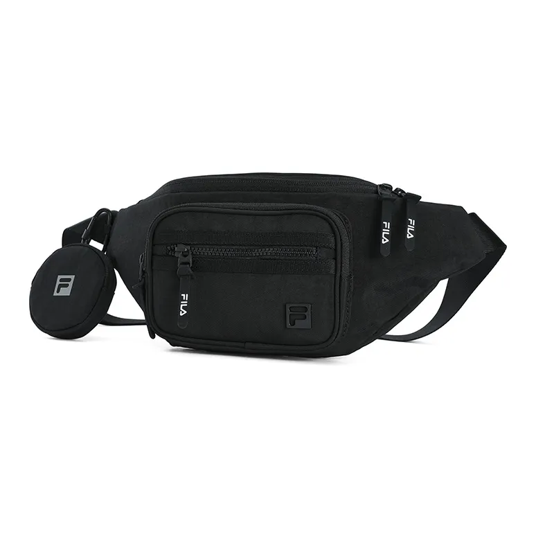 FILA Fabric Fanny Pack Men's Jet Black-1