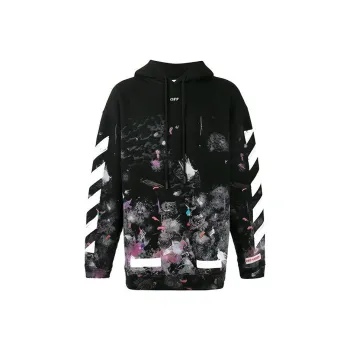 OFF WHITE Diag Galaxy Brushed Over Hoodie
