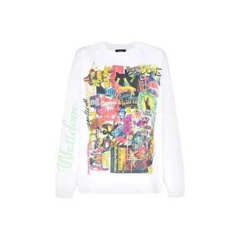 WE11DONE Horror Collage T shirt