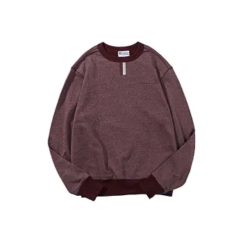 Champion Moderate Crew Neck Loose Fit Regular Sweatshirt US Version Unisex Burgundy