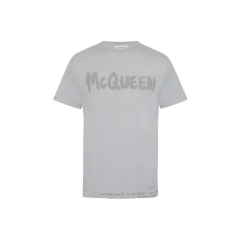Alexander McQueen Logo print Cotton T shirt