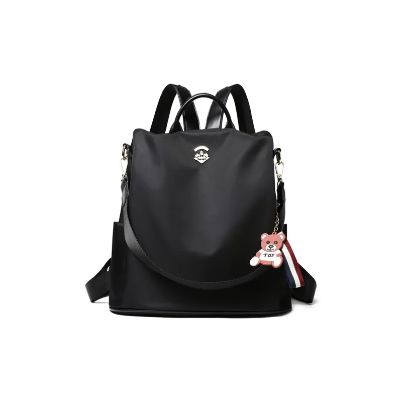 VINEY Oxford Backpack Regular Women's Extreme Night Black-1