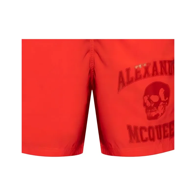 Alexander McQueen Logo Detailed Swim Shorts-5
