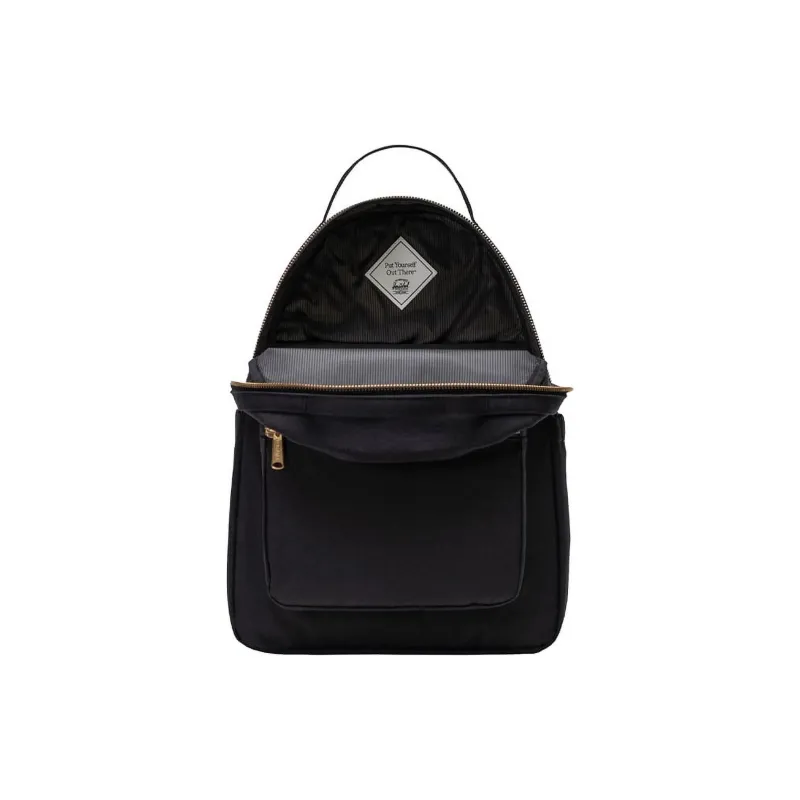 Herschel Nova Series Recycled EcoSystem Fabric Backpack Unisex Black-3