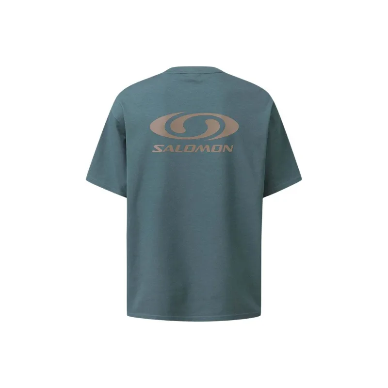 SALOMON UNI T Shirt Unisex Bright Charcoal-1