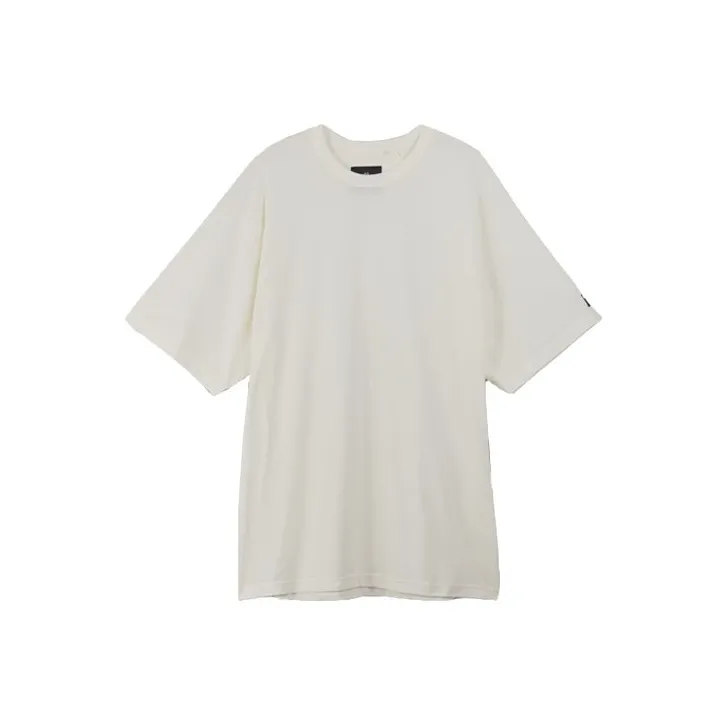 Y 3 T Shirts Unisex Gray White-0