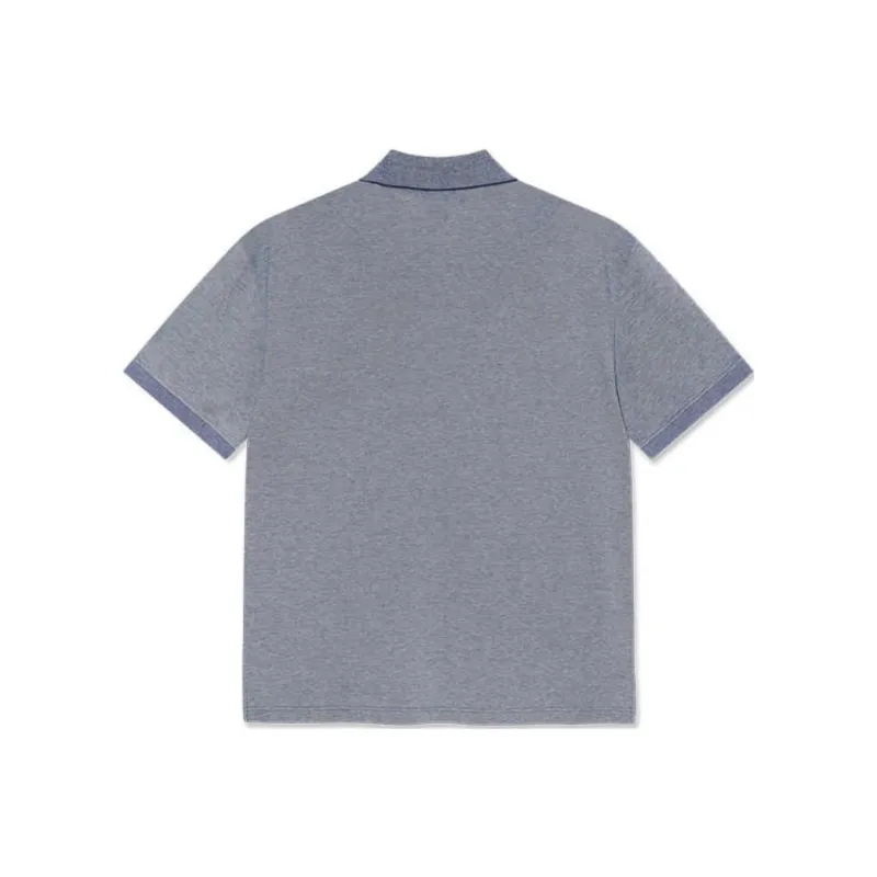 POLAR SKATE CO Polo Shirt Men's Gray Blue-1