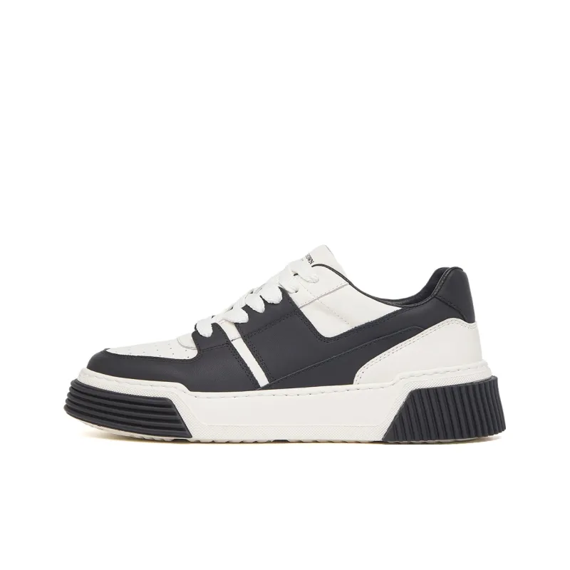 VICKI BROWN Low Top Skateboard Shoes Men's White Black-0