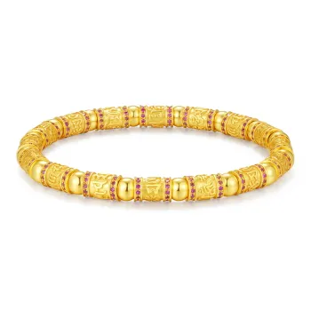 MITHAOL KUSC S925 Silver 18K Gold Electroplated Bracelets Women's