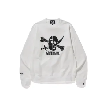 A BATHING APE X Neighborhood Ape & Skull Crewneck