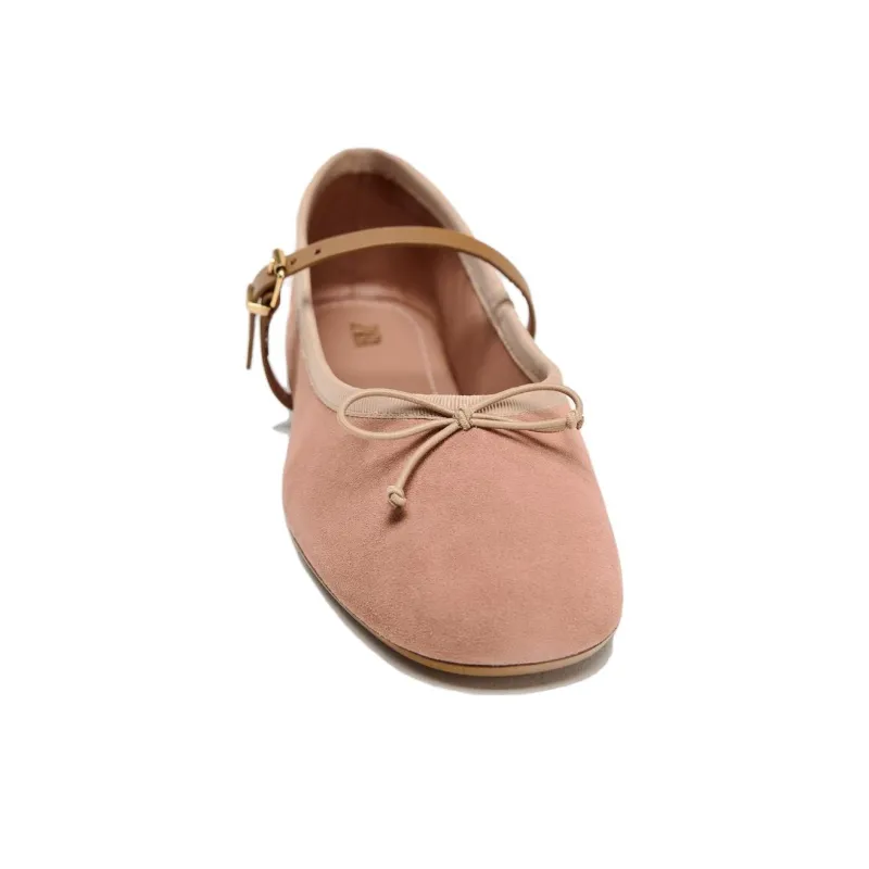 ZARA Casual Single Shoes Women's Rose Red-3