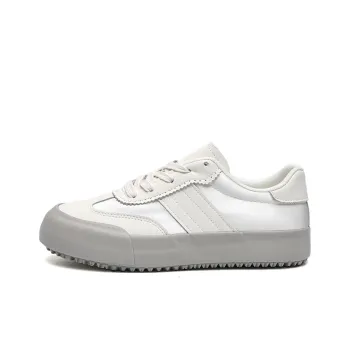 Than Than Me Low Top Skateboard Shoes Women's Pearl White