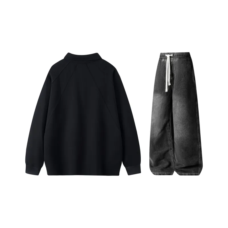 A.X.S.K Sweatshirt Sets Unisex-1