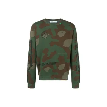OFF WHITE Diag Stencil L/S T Shirt
