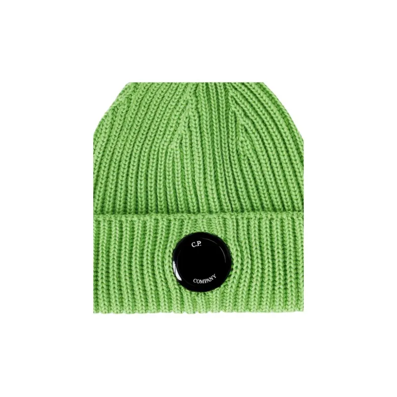 C.P.Company Merino Wool, Wool Beanies Men's Light Green-1