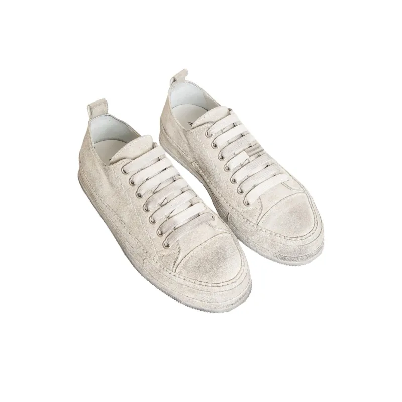 Ann Demeulemeester Nono Low Top Skateboard Shoes Men's White-3