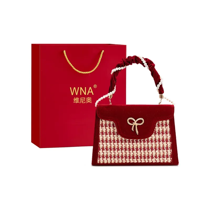 Vigno Synthetic Leather Shoulder Bag Crossbody Bag Handbag Regular Women's Red-0