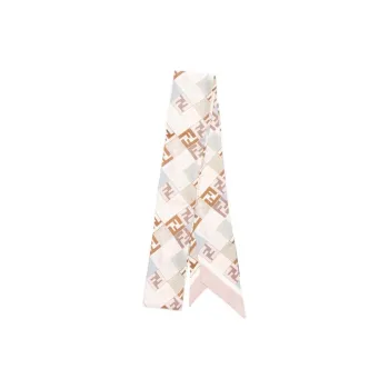FENDI Monogram print Silk Scarf