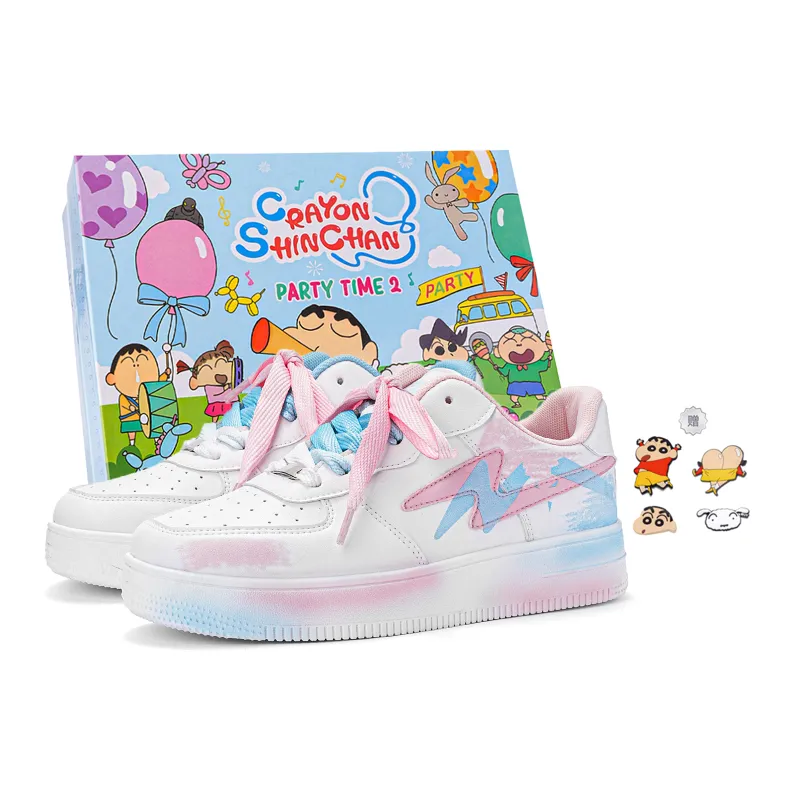 Crayon Shinchan Low Top Skateboard Shoes Unisex-18