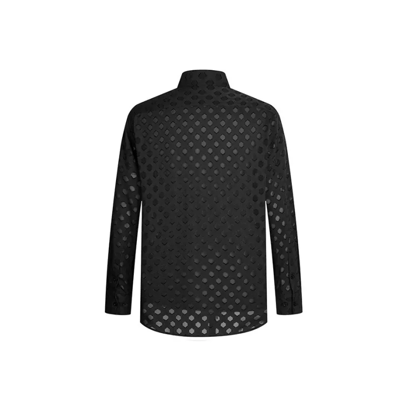 MANGANO Shirt Men's Black Comes With Brand Shopping Bag-1