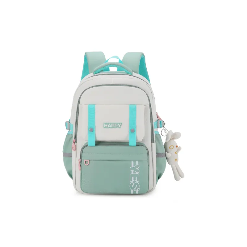 Deli Bear Water Resistant And Wear Resistant Fabric Backpack Unisex Multicolor-3