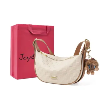 Joy&Mario Cow Leather Premium Lightweight Casual Commute Regular Women's Elephant Gray/Ecru Apricot Trim