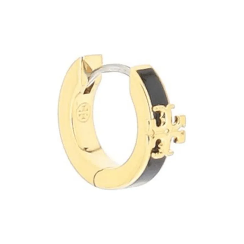 TORY BURCH Brass, Enamel, Cubic Zirconia Earrings Women's Gold-2