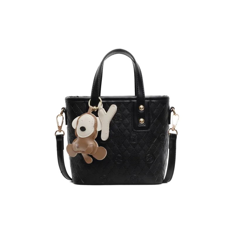 Yalu PU Handbag, Shoulder Bag, Crossbody Bag Women's Black/White & Brown/White & Coffee-1