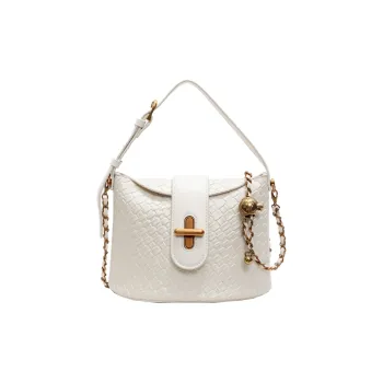 SWIMADE PU Crossbody Handbag Regular Women's White/Black