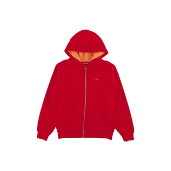 Supreme Contrast Zip Up Hooded Sweatshirt