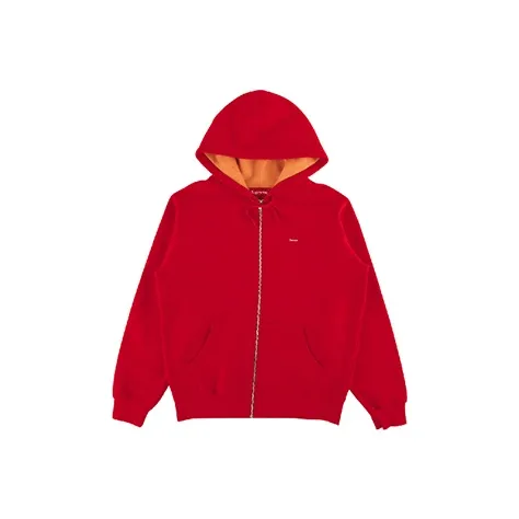 Supreme Contrast Zip Up Hooded Sweatshirt-0