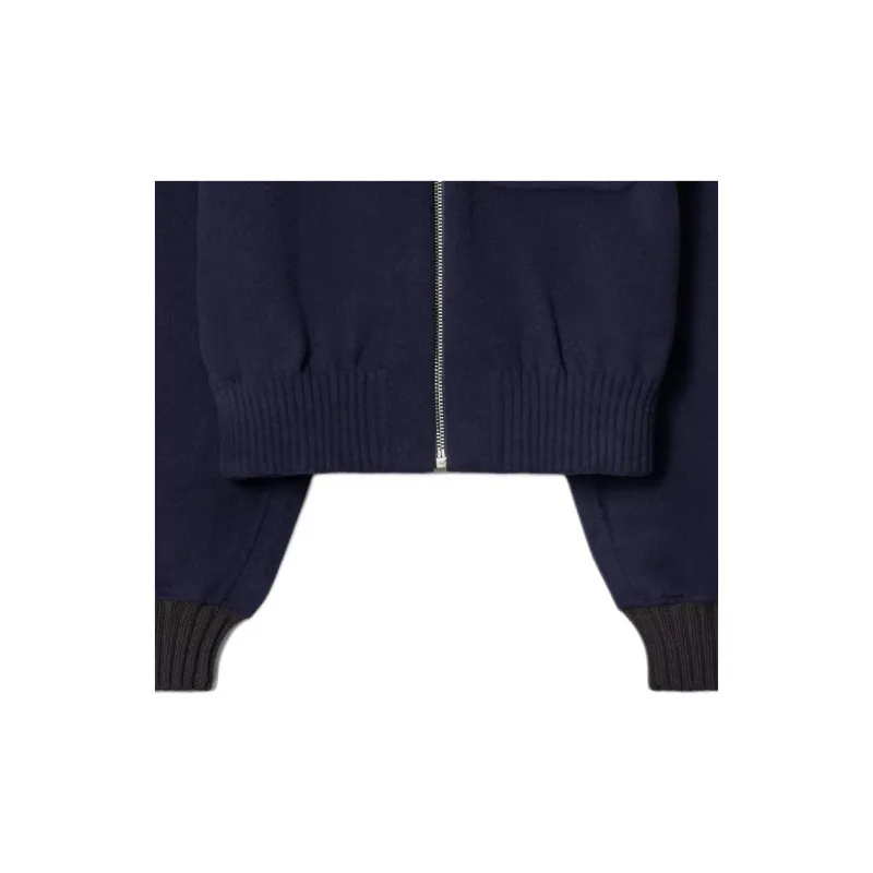 TORY BURCH Wool Bomber Jacket-3